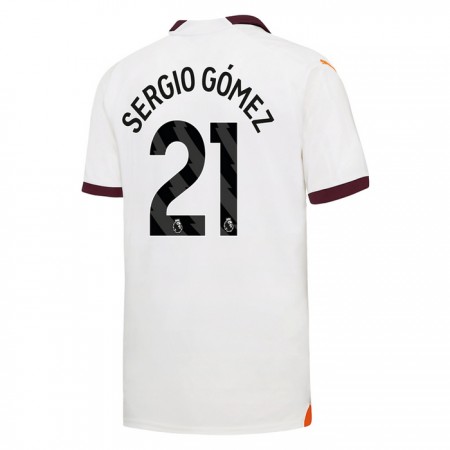 Camisetas Manchester City Sergio Gomez 21 Segunda 2023-24 - Hombre Camisetas Manchester City Sergio Gomez 21 Segunda 2023-24 - Hombre